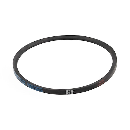 D&D SPZ987 Metric V-Belt, 987mm Outside Length, 10 mm Top Width, 8 mm Thickness, 1 Ribs SPZ987